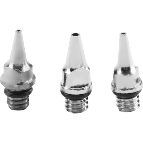 Lot de 3 buses et aiguilles de rechange pour aérographe (0,2 mm, 0,3 mm et 0,5 mm). (1/5)