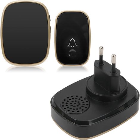 Sonnette sans Fil Étanche avec Télécommande, 4 Volumes Réglables, Alimentation 85‑26V EU (1/5)