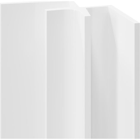 WholePanel 5mm White Wall and Ceiling Panel Internal Corner Trim (1/5)