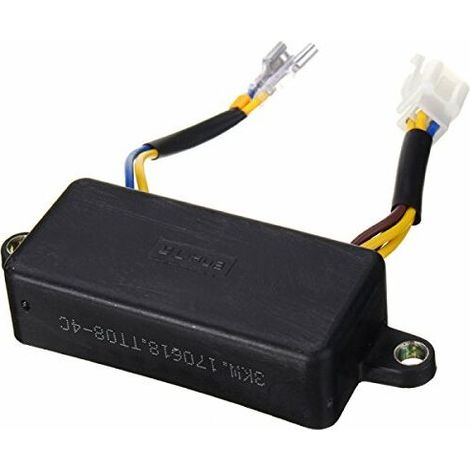 Régulateur de tension automatique AVR pour générateur monophasé à essence 2-3 kW, noir (1/5)