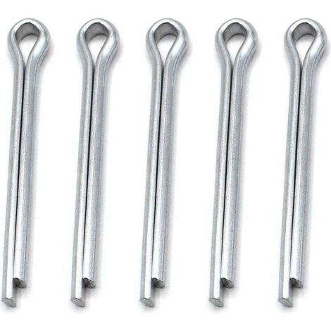 Goupilles fendues de sécurité Goupilles fendues de sécurité Goupille fendue galvanisée 4mm x 36mm [10 pcs] (1/3)