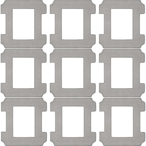 Chiffons de nettoyage pour l'aspirateur de vitres Ecovacs Winbot W2 Omni, lavables et réutilisables, accessoires pour balai à franges, 9 pièces. (1/5)
