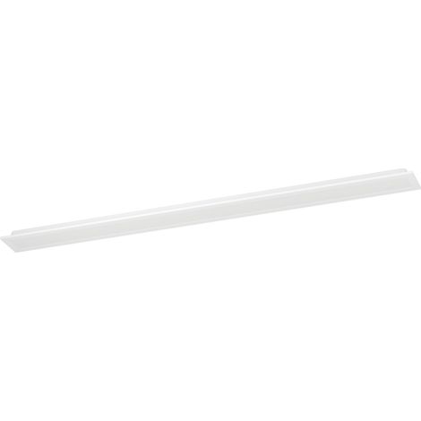 Plafoniera Moderna Moradillo-R Acciaio Bianco Plastica Led 28,3W 3400Lm Ip20