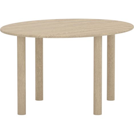 Table à Manger Ovale "Hilo" 130cm Naturel (1/5)