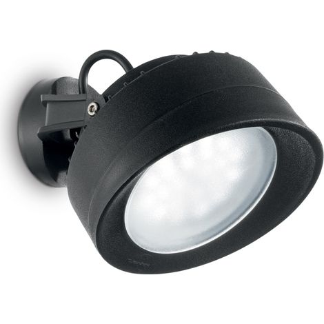 Applique Moderna Litio Materie Plastiche Nero 1 Luce Gx53 (1/3)