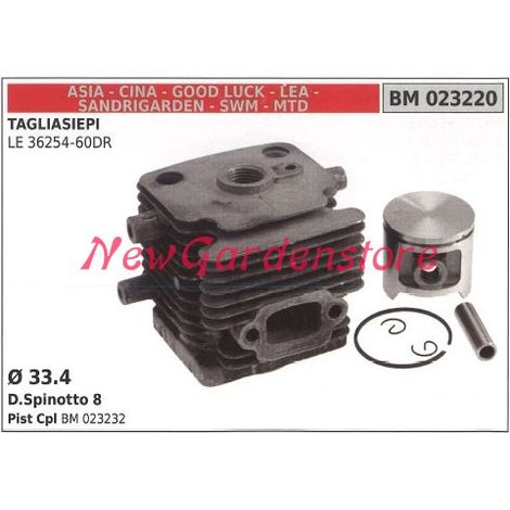 Cilindro pistone segmenti CINA motore tagliasiepe LE 36254-60DR 023220
