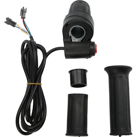 1 paire de poignées d'accélérateur universelles 12V-99V à demi-prise, 3 vitesses, pour vélo et scooter électriques (1/5)
