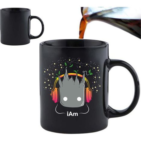 Cadeau pour Amateurs de Café Mug Noir Humoristique Geek Tasse Cadeau Noël Bureau Convient pour Lave-Vaisselle et Micro-Ondes Tasse 11 oz (1/5)
