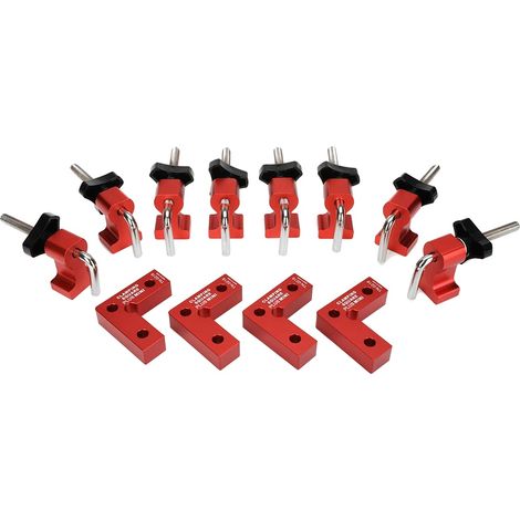 Holzleimklemmen, robuste Metallkonstruktion, ergonomisches Griffdesign (1/5)