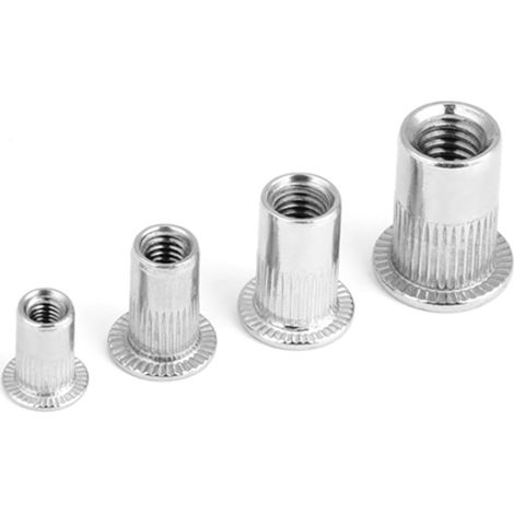 200-teiliger Satz Gewindenietmuttern M3, M4, M5, M6, aus Edelstahl 304 (1/5)