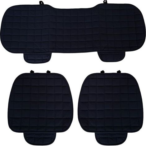 Accessoires de voiture protecteur housse de siège confort, lot de 3, universel, voiture, 2 protections de siège avant et 1 protection de siège arrière, coussins de siège intérieur de voi