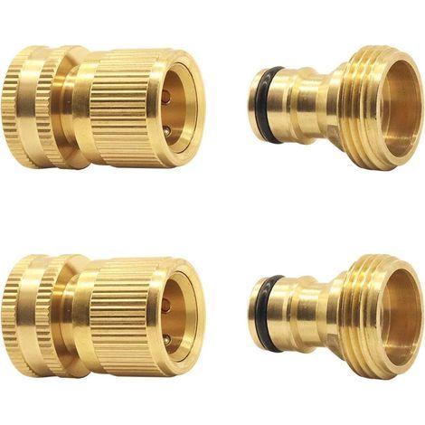 JSSEVN - Expandable Garden Hose Connector, Expandable Garden Hose Connector, Expandable Quick Connect Adapters Appliance (2 Sets) (1/5)