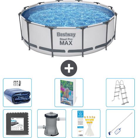 Bestway Bestway Steel Pro MAX Ronde - 366x100 cm - 8-pièces S391 (1/5)