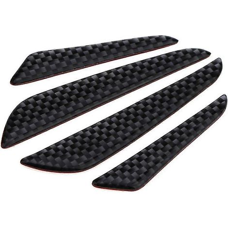 Protections de bord de porte anti-frottement, garniture de protection d'angle de porte de voiture en fibre de carbone (1/5)