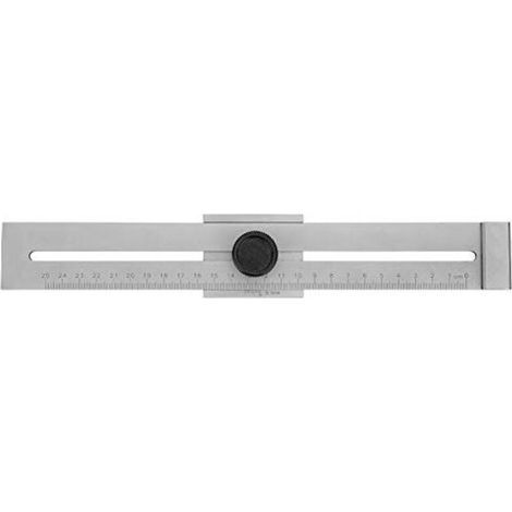 Lntyq Trusquin de Traçage, 0-250mm Calibre de Marquage en Métal, 0.1mm Précision, Règle de Marquage, Outil de Marquage