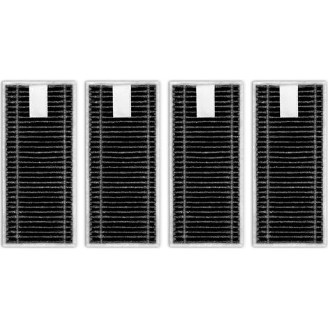 (4 Pièces) X11 OmniCyclone HEPA Filtres Compatible avec ECOVACS DEEBOT X9 Pro Omni/ T80 Omni/ X8 Pro Omni/ X8 Omni Robot Aspirateur Filtres, Pièces de Rechange Accessoires HEPA Filtres (1/5)