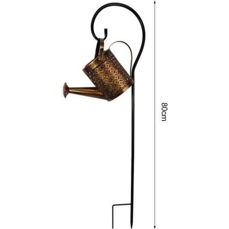 Arrosoir Solaire Lumière, Lanterne Cascade LED Extérieure Décorative, Arrosoir d'Art de Jardin, Lampe, 1.2V AA 600mAh