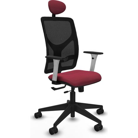 Chaise piqueras y crespo Sila Motilla noir soutien lombaire réglable (1/2)