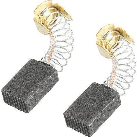 Escobillas de carbón de 16x10x6 mm para motores eléctricos, fuente de alimentación, herramienta, amoladora angular, sierra de mesa, pieza de repuesto para reparación. (1/5)