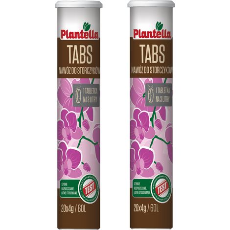 PLANTELLA Löslicher Dünger in Tablettenform für Orchideen, 40 Tabletten à 4 g (1/5)