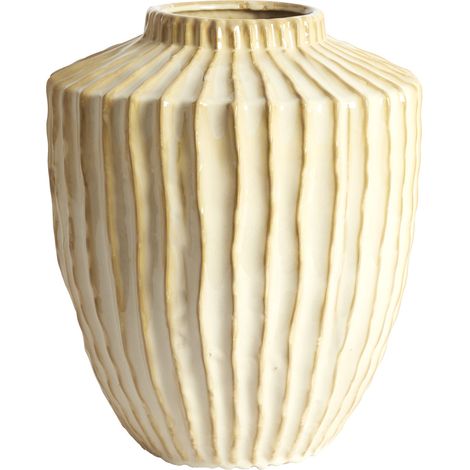 Light & Living TALEA Vase Keramik Sand-Beige – Ø32x40 cm