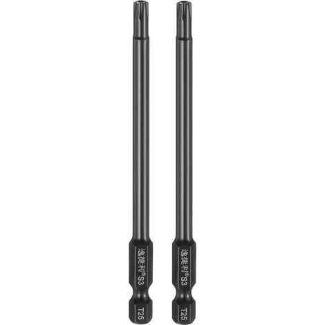 Embout Vis Sécurité Torx T25 Magnétique Anti-Sabotage 6 Pointes (1/5)