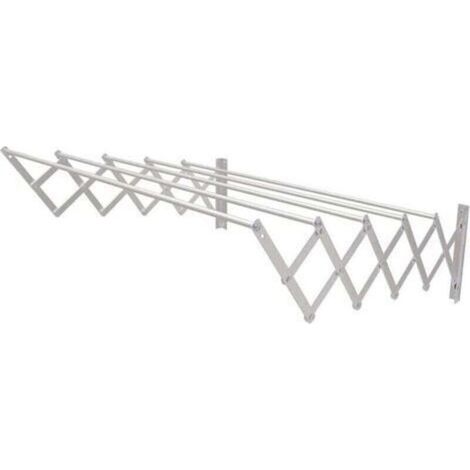 ArgentCorde à linge murale rétractable 60cm80cmAluminium haute résistanceFinition acier inoxydableDimensions : 60cm80cm cmCorde à linge pliableCorde à linge extérieure (1/4)