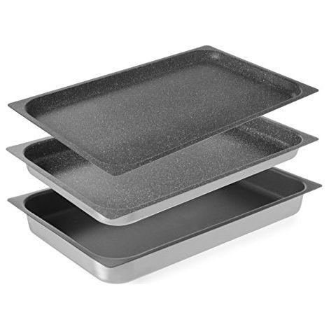 Teglia da forno antiaderente GN1/1 altezza 20mm - Hendi 805558 (1/3)