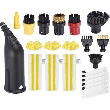 Zubehör für Kärcher Easyfix SC2 SC3 SC4 SC5 Dampfreiniger: Mikrofaser-Reinigungspadbezug, Dampfbürstenkopf (1/5)