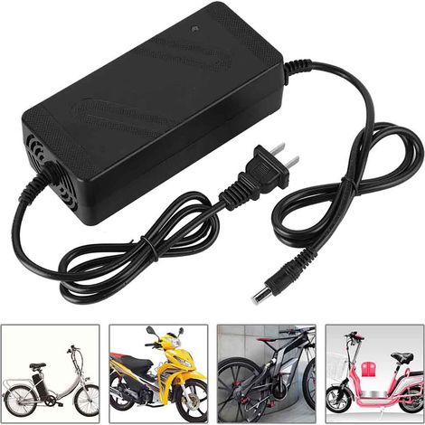 Chargeur de batterie au lithium CN 100V‑240V avec tête CC pour vélo électrique (36V/2A)