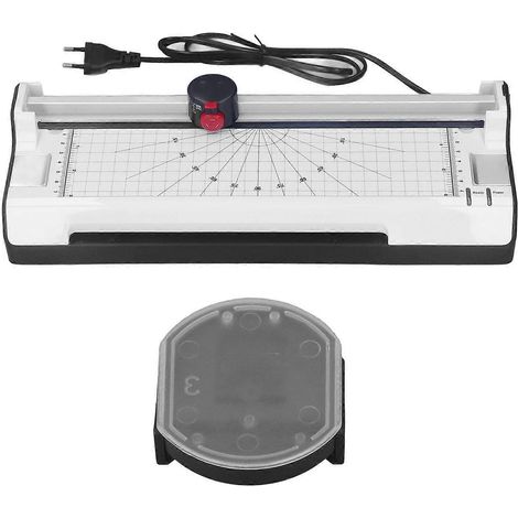 Laminiergerät 9 Zoll A4 Thermolaminiergerät (Heiß- und Kaltlaminierung) 220–240 V für Zuhause, Schule und Büro