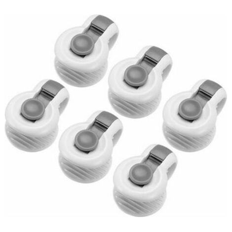 6Pcs Couette Clips Couverture Consolateur Pins Fasteners Pas D'Angle Place Veilles Quilt Anti-Move Fixateur Housse De Couette Clips Literie Accessoires, Gris (1/4)