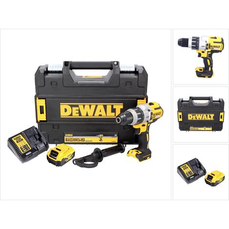 DeWalt DCD 996 P1 Trapano avvitatore a percussione a batteria 18V / 95Nm / Brushless in valigetta TSTAK + 1x Batteria 5,0 Ah + Caricatore