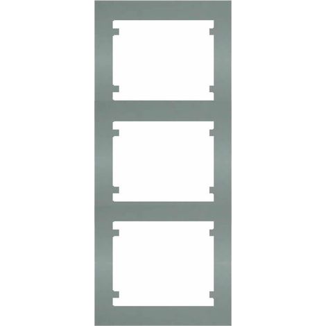 Cornice verticale a 3 elementi ALLUMINIO MERCURIO BJC IRIS 18103-MA