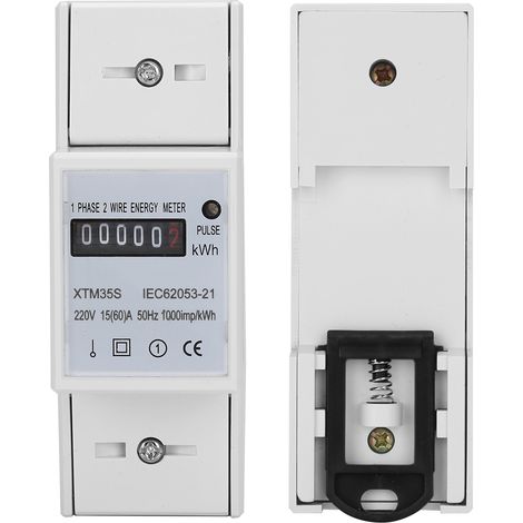 Einphasiger 2P-Schienenzähler XTM35S (A) (1/5)