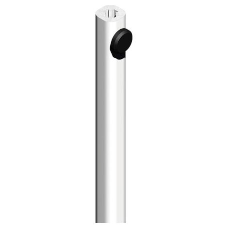 La Croisee Ds – Tringle pour crémone pompier à levier type Déesse 1250 mm – Finition inox claro – Pour installations sécurisées – Conditionnement 1 jeu - INOX 2 X