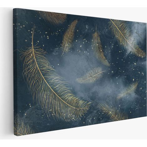 Tableau toile - Plumes (1/2)