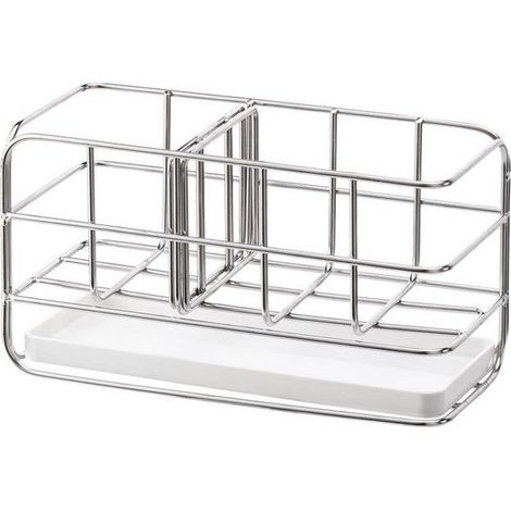 Porte-Eponge - Acier Inoxydable 304 - Pour Evier Cuisine Salle De Bain - 17.5 x 8.5 x 9.5 cm - 1 Piece (1/5)