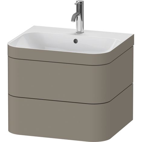 Duravit Happy D.2 Plus c-bonded Set wandhängend, 575x490mm, 2