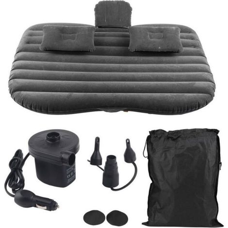 Matelas gonflable voiture - - Confort optimal en voiture - Protection tête et enfants - Siège arrière pour repos (1/4)