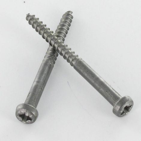 Vis bois Tête ronde TR Pozi N°2 3.5X40 Acier brut-1 pièce