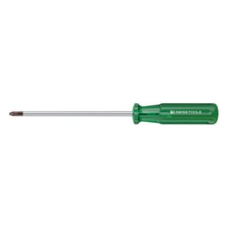 PB Swiss Tools Pozidriv-Schraubendreher, mit Kunststoffheft, Kreuzschlitzgröße 0 (1/2)