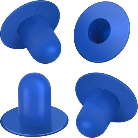 Bouchons de piscine pour piscines Intex et Bestway, paquet de 4, adaptés aux piscines hors sol. (1/5)