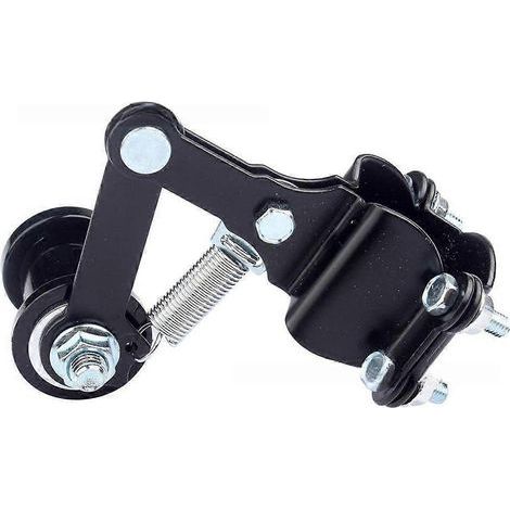 Tendeur de chaîne moto en alliage d'aluminium pour motocross, quads et buggys de plage, réglable et robuste. (1/4)
