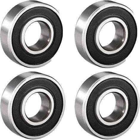 roulements à billes étanches doubles 6001-2RS 12 mm x 28 mm x 8 mm en acier au carbone Z1 DE