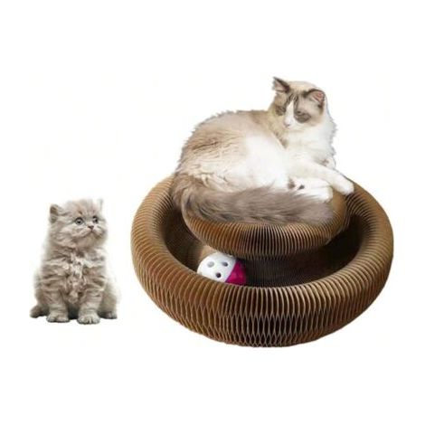 Griffoir magique pour chat, balle d'aventure pour chat, le jouet ultime pour l'entraînement mental et physique interactif des chats d'intérieur (1/5)