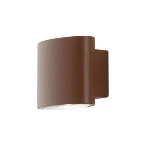 "Applique LED da esterno BOXTER in alluminio bronzo 2x4W 4000K (luce naturale)"