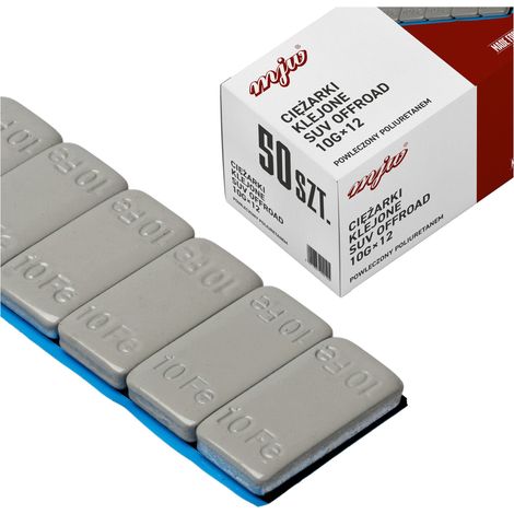 SUV-Offroad-Klebegewichte 10 g 120 g Polyurethan für Felgen 50 Stück