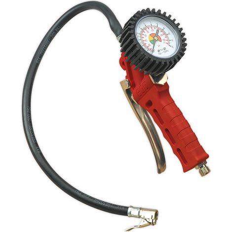 Sealey Tyre Inflator with Clip-On Connector SA9302