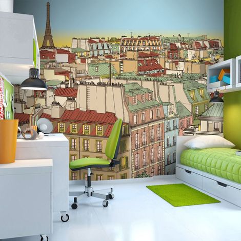 Papier Peint "Bonjour Paris " 154 x 200 cm (1/2)